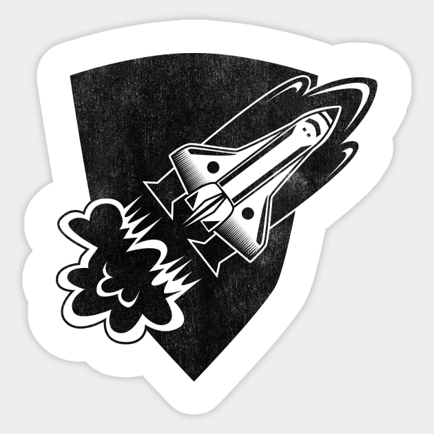 Fly My Rocket Sticker by AvoriseStudio